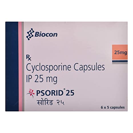Psorid 25mg (Cyclosporine)